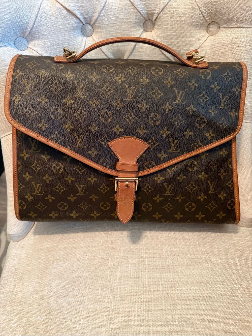 Louis Vuitton Brown Monogram Canvas Briefcase/work bag